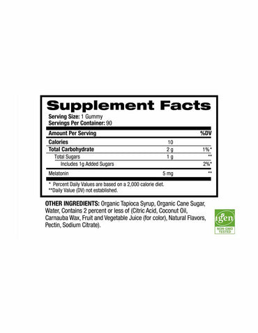 Natrol Melatonina en Gomita de 10mg, 90 unidades