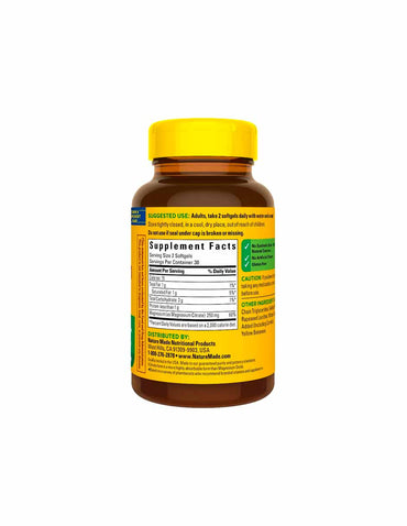 Nature Made Magnesio Citrate 250mg, 60 softgels