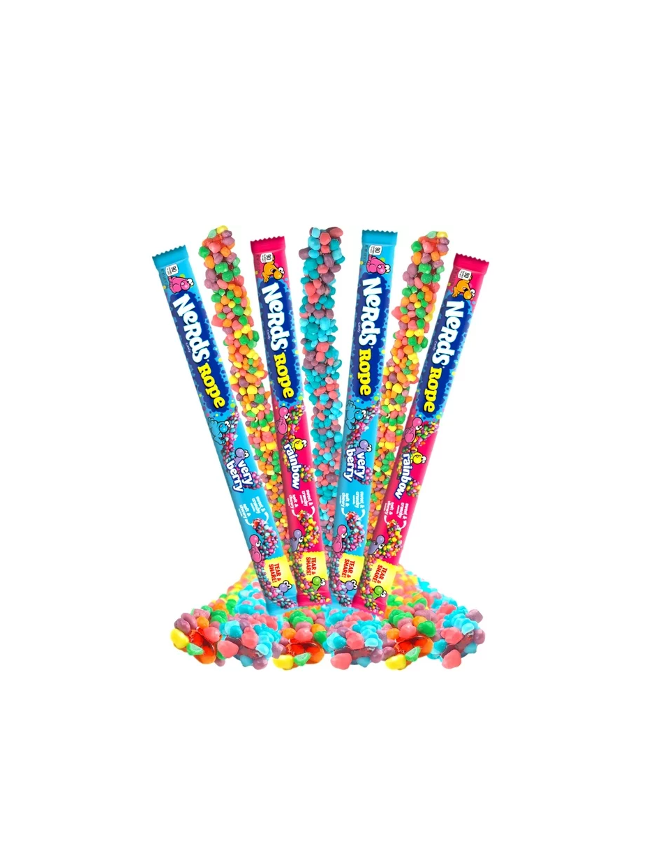 Nerds Rope rainbow 25gr
