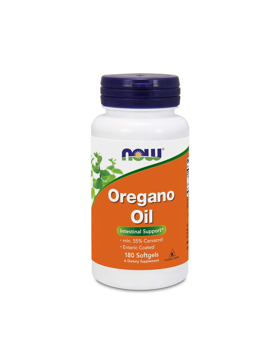 Suplemento Now Foods Aceite de Orégano 181 mg 180 cápsulas