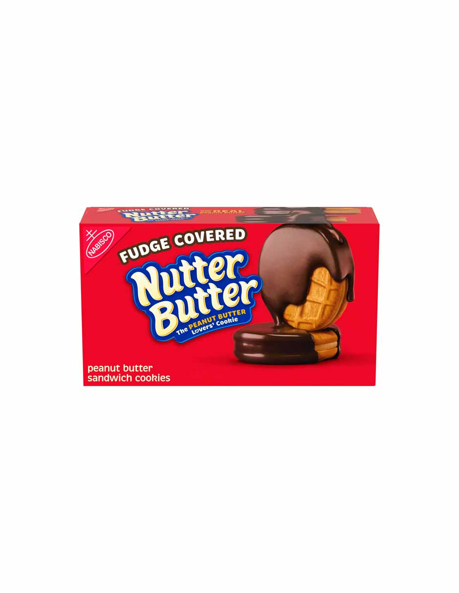 Nutter Butter Peanut Butter Sandwich Cookies Fudge Covered 224gr