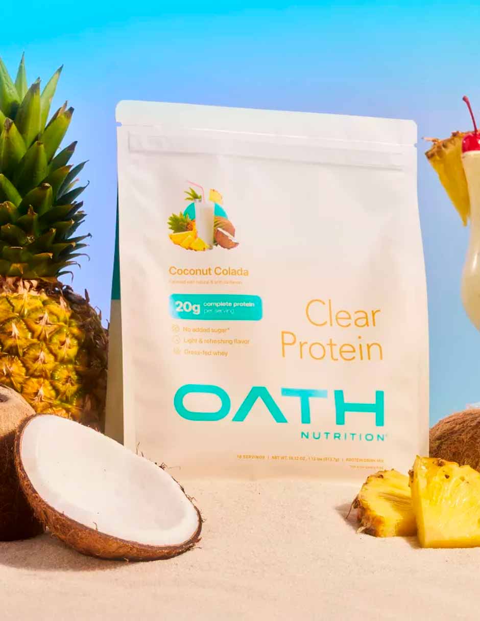 Oath Nutrition proteína de suero ligero 476gr (variedad)