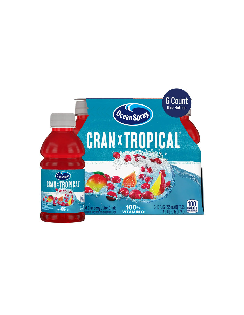 Jugo Ocean Spray Cranberry Tropical 6 pack