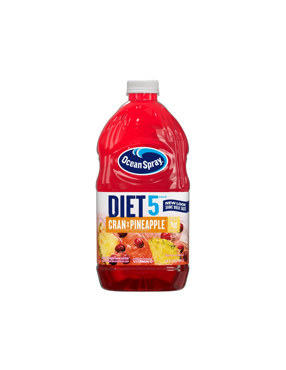 Ocean Spray Bebida de jugo de piña Diet 1.89L
