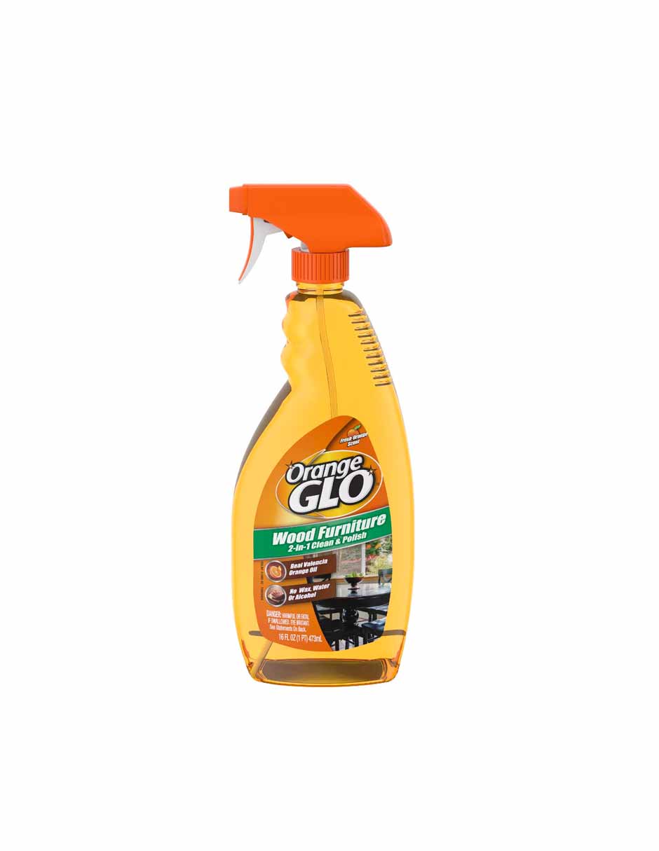 Orange Glo 2 en 1 Spray para muebles de madera con aroma a naranja limpio 473ml
