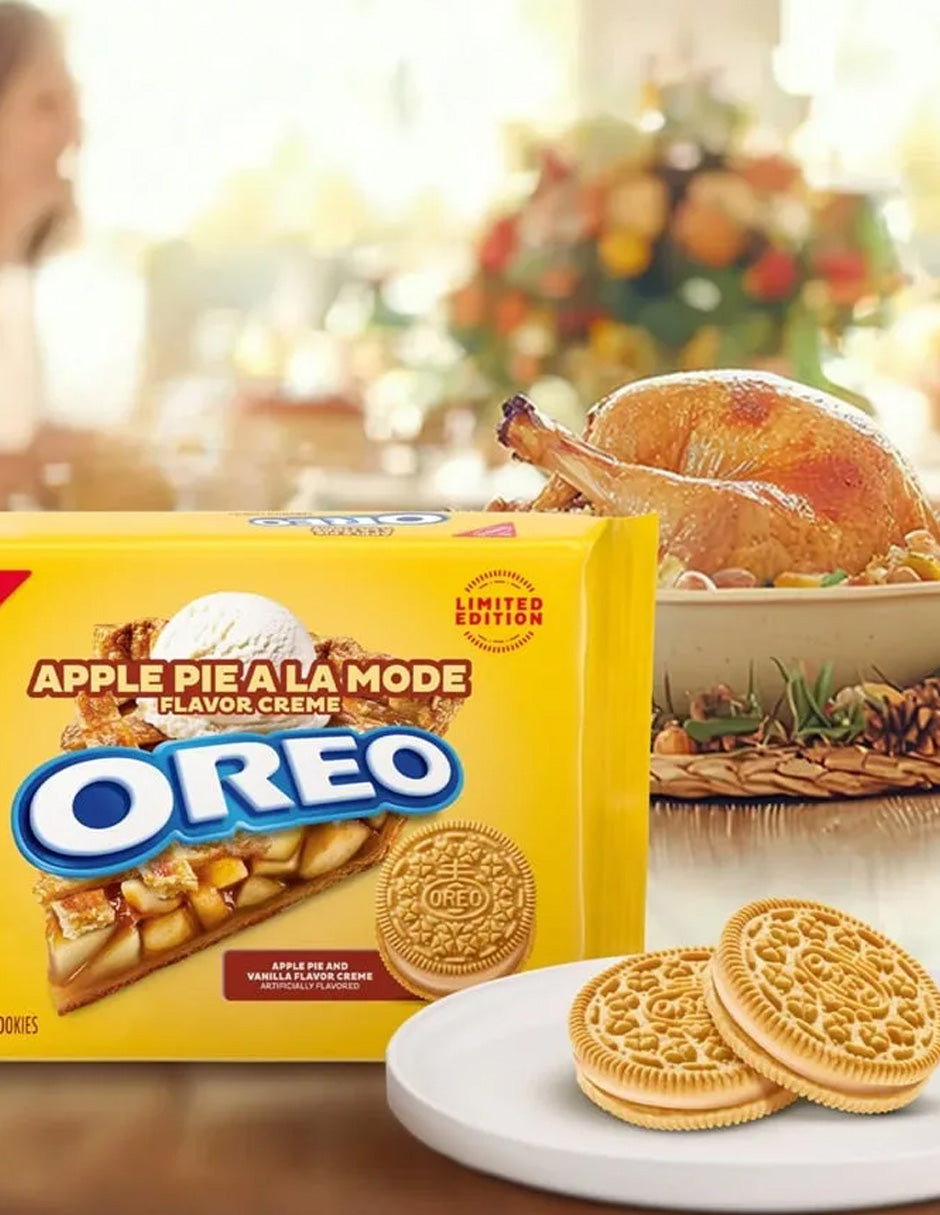 Galletas OREO Sabor Tarta de Manzana con Vainilla 280g