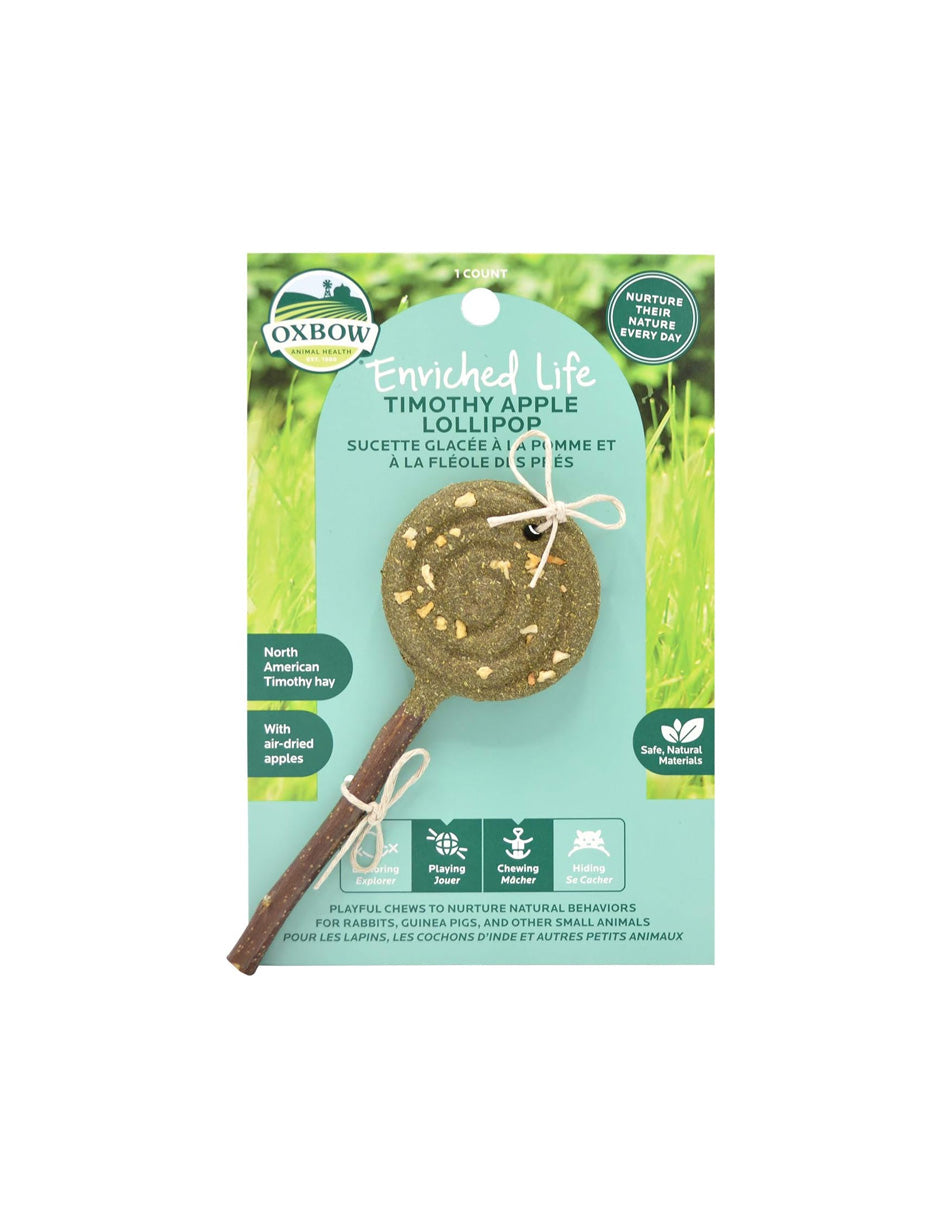 Oxbow Enriched Life Timothy premio en forma de paleta (sabor a elegir)