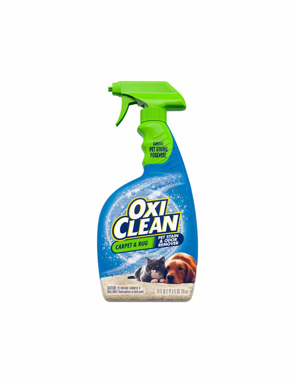 OxiClean Carpet & Area Rug Eliminador de manchas y olores para mascotas 709ml