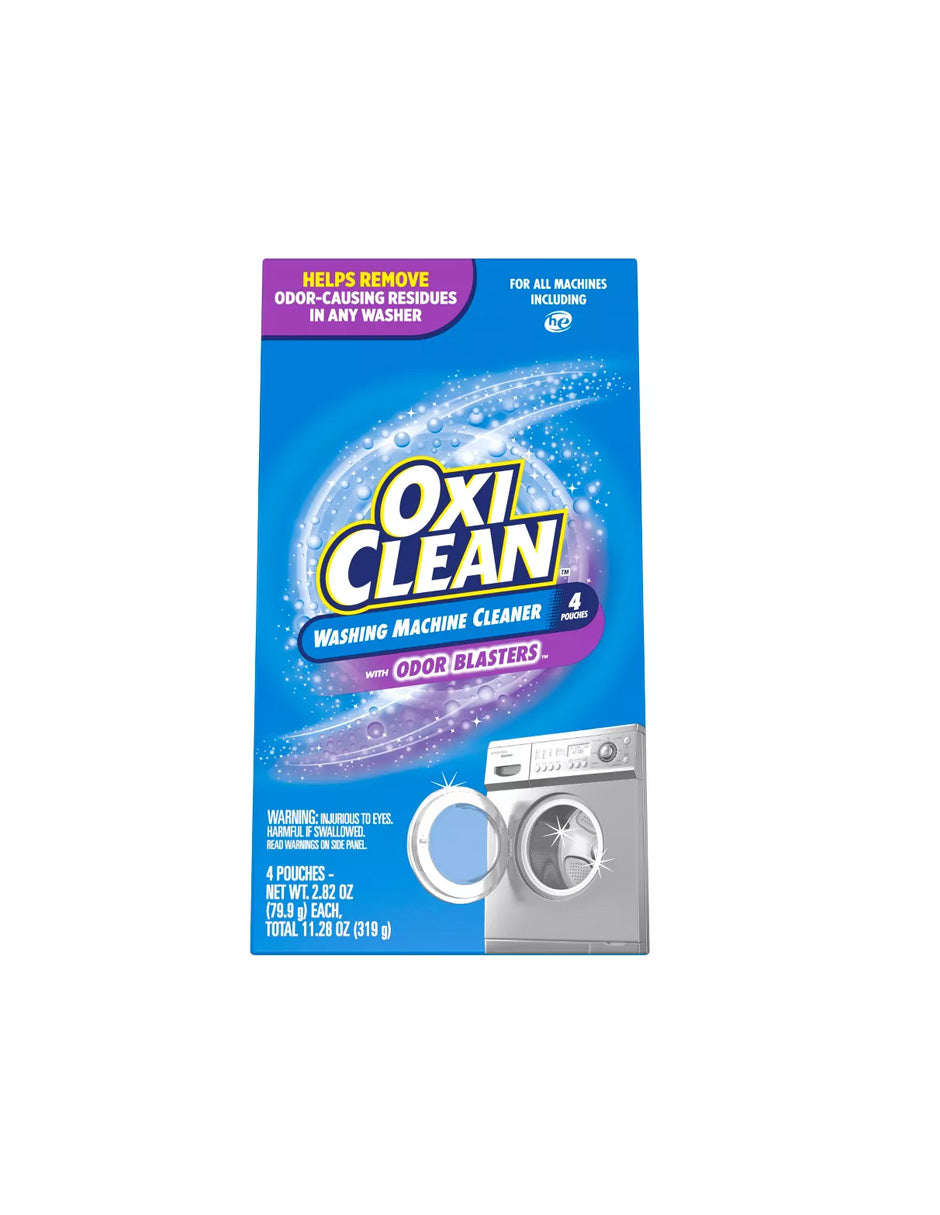 OxiClean Limpiador de lavadoras con desodorante 4 unidades