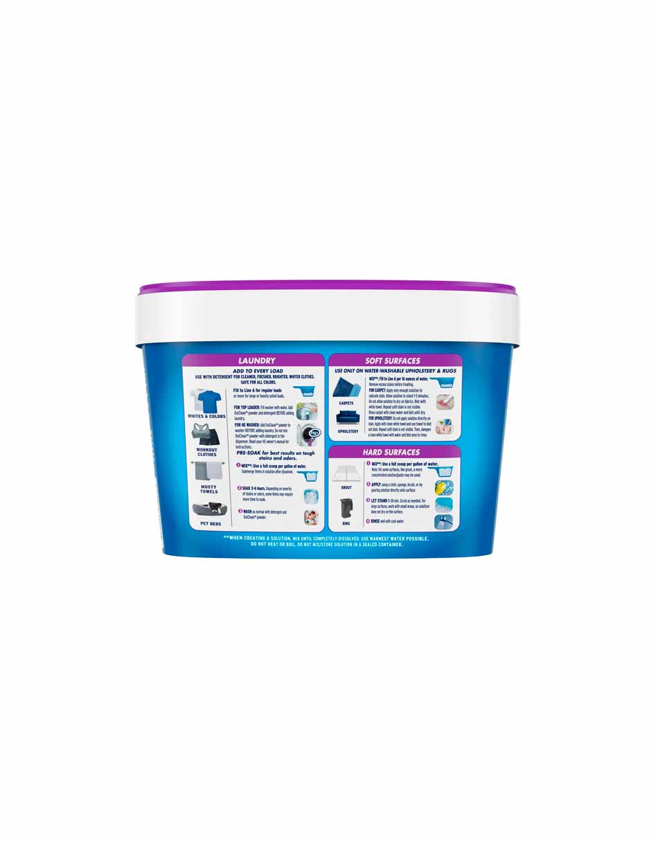 OxiClean Odor Blasters Eliminador de manchas y olores 1.36kg