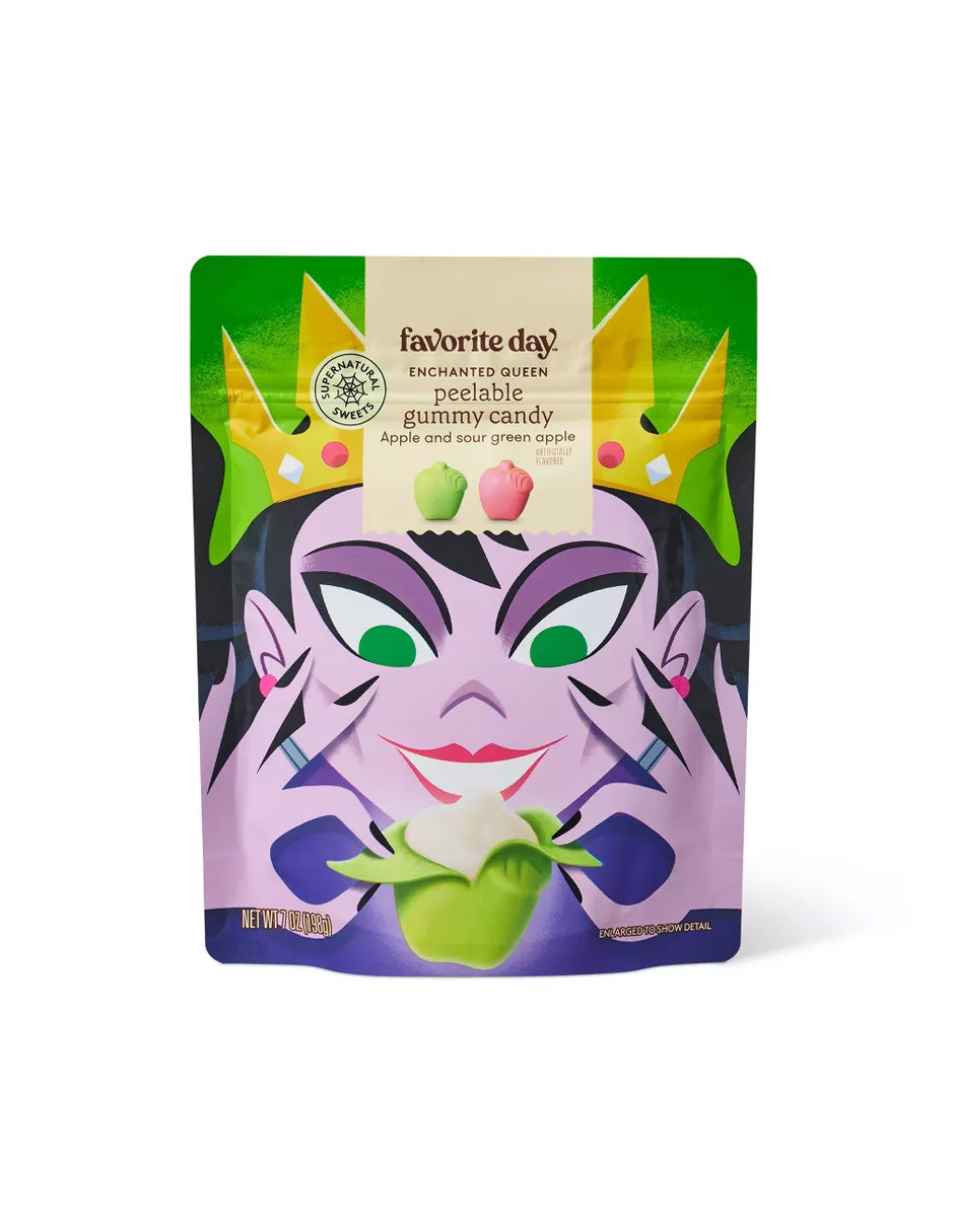 Gomitas pelables sabor manzana y manzana verde ácida 198gr