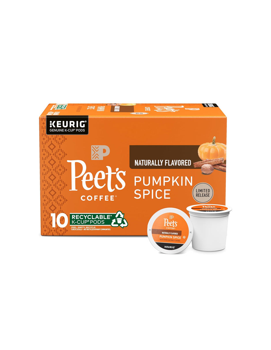 Cápsulas K-Cup Peet's Pumpkin Spice 10 pzas