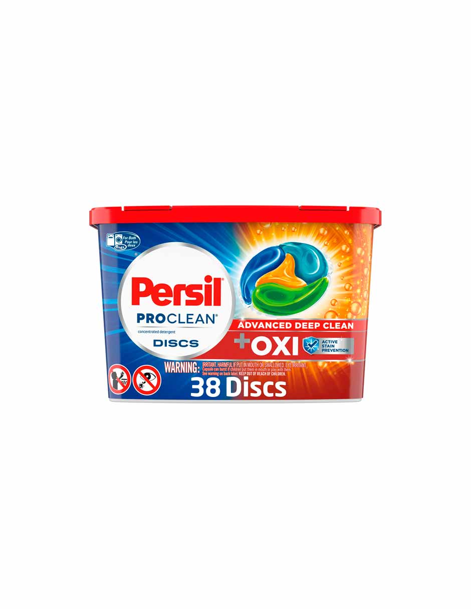Persil Detergente para ropa, Pro Clean Oxi, 38 unidades