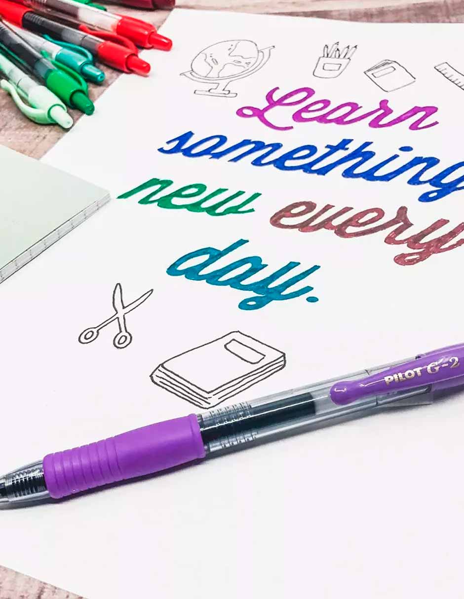 Pilot Bolígrafos de gel G2, punta fina, tintas surtidas de 0,7 mm pack de 18