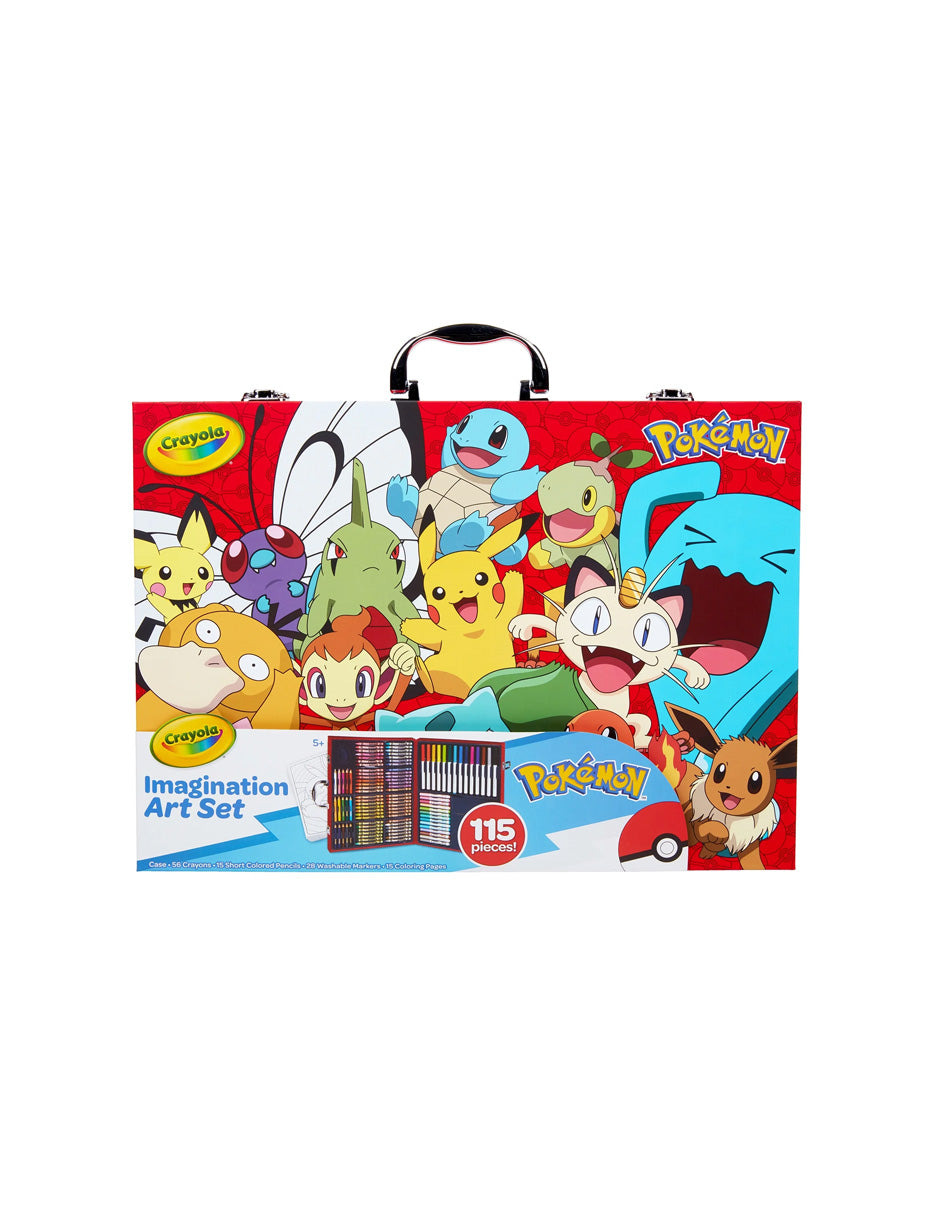 Crayola Set de Arte Pokémon Imagination 115 Piezas