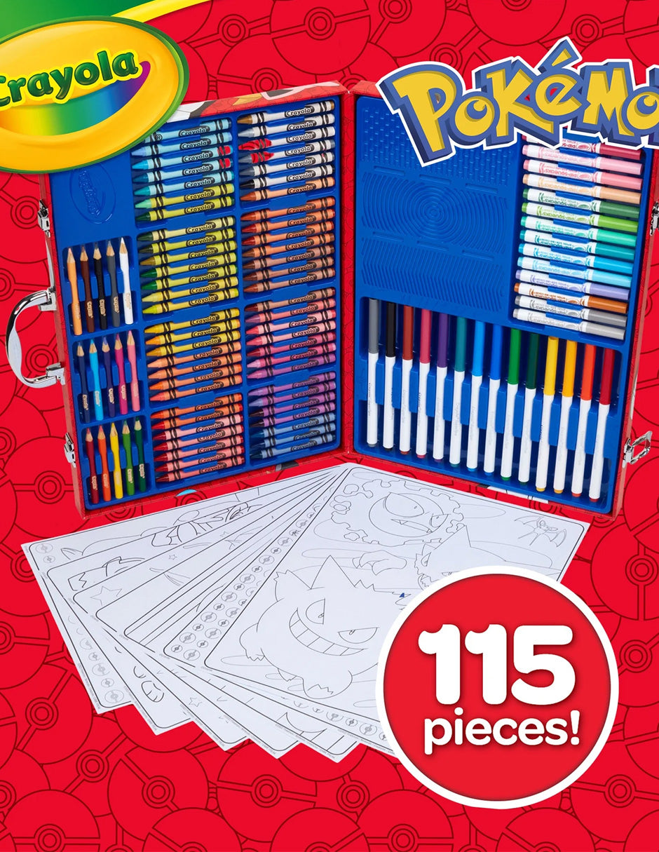 Crayola Set de Arte Pokémon Imagination 115 Piezas