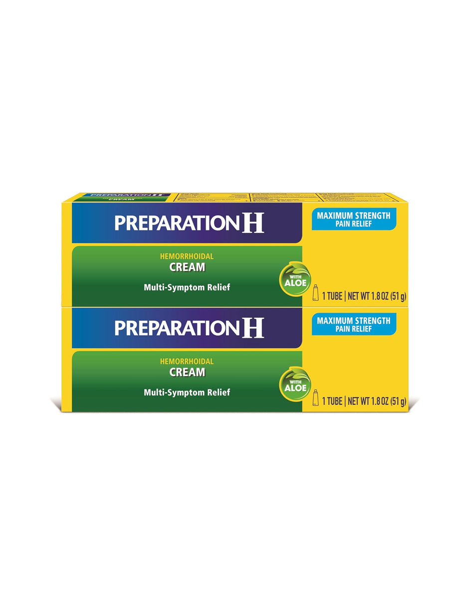 Crema tópica para cuidado de hemorroides con aloe 2 piezas de 51gr