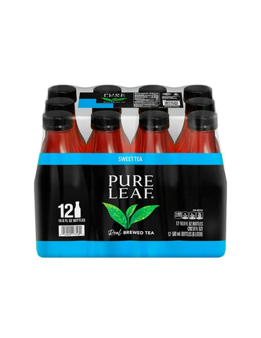 Té helado negro Lipton Pure Leaf 12 botellas 500ml (variedad)
