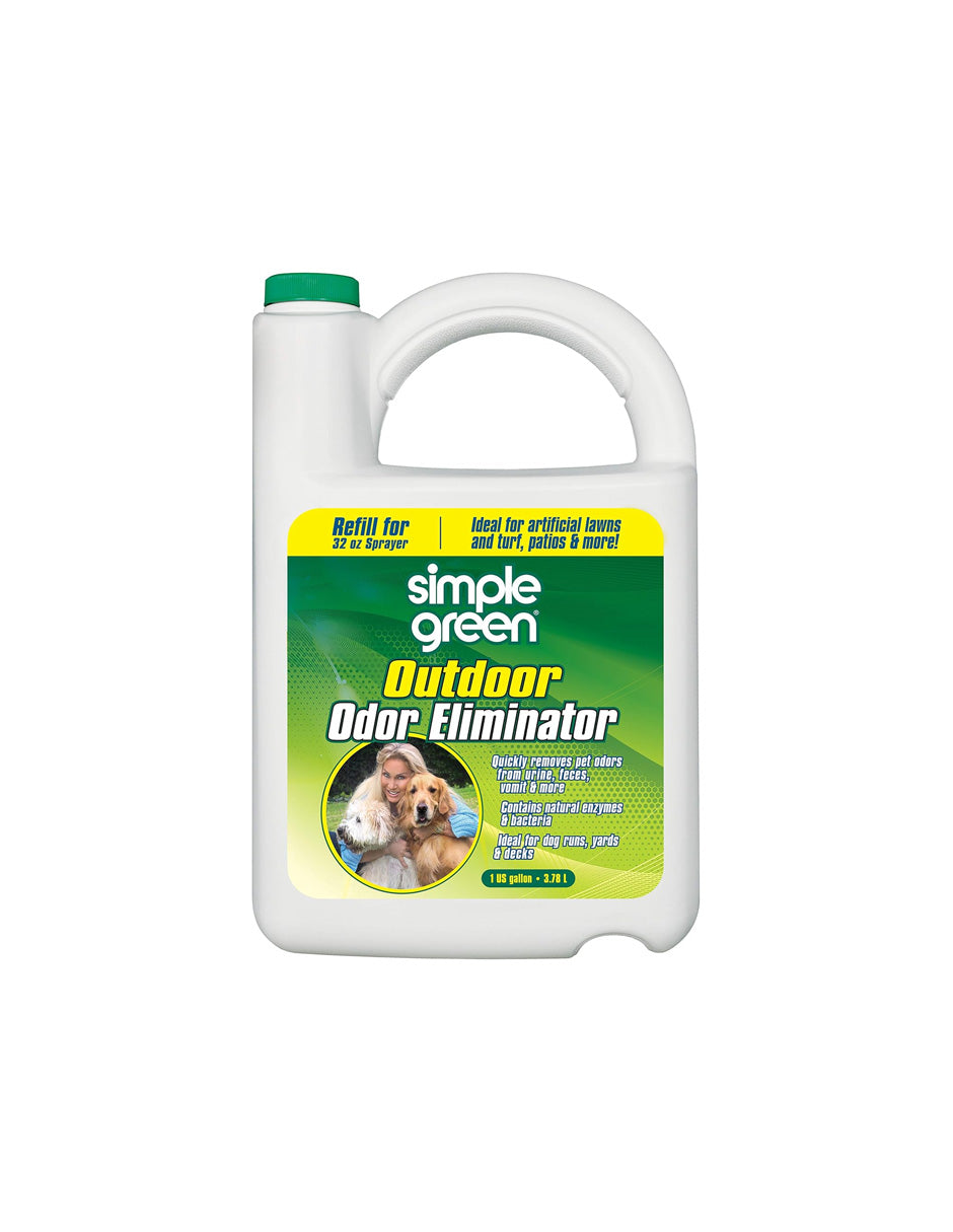 Simple Green Galón Eliminador de olores mascotas ideal para césped artificial y patio 3.78L