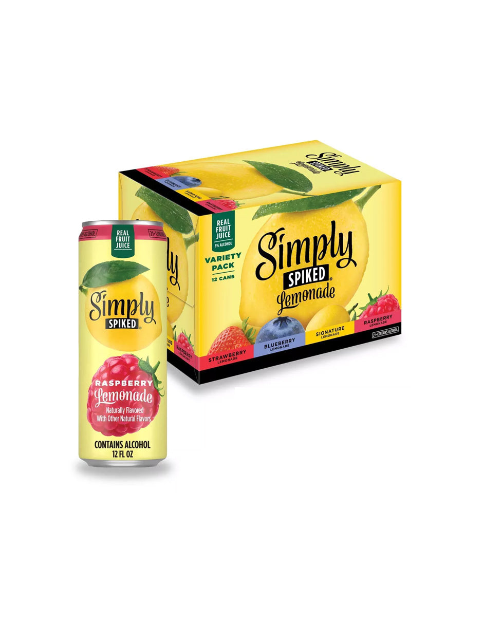 Limonada Simply Spiked Surtida 12 Latas de 355 ml