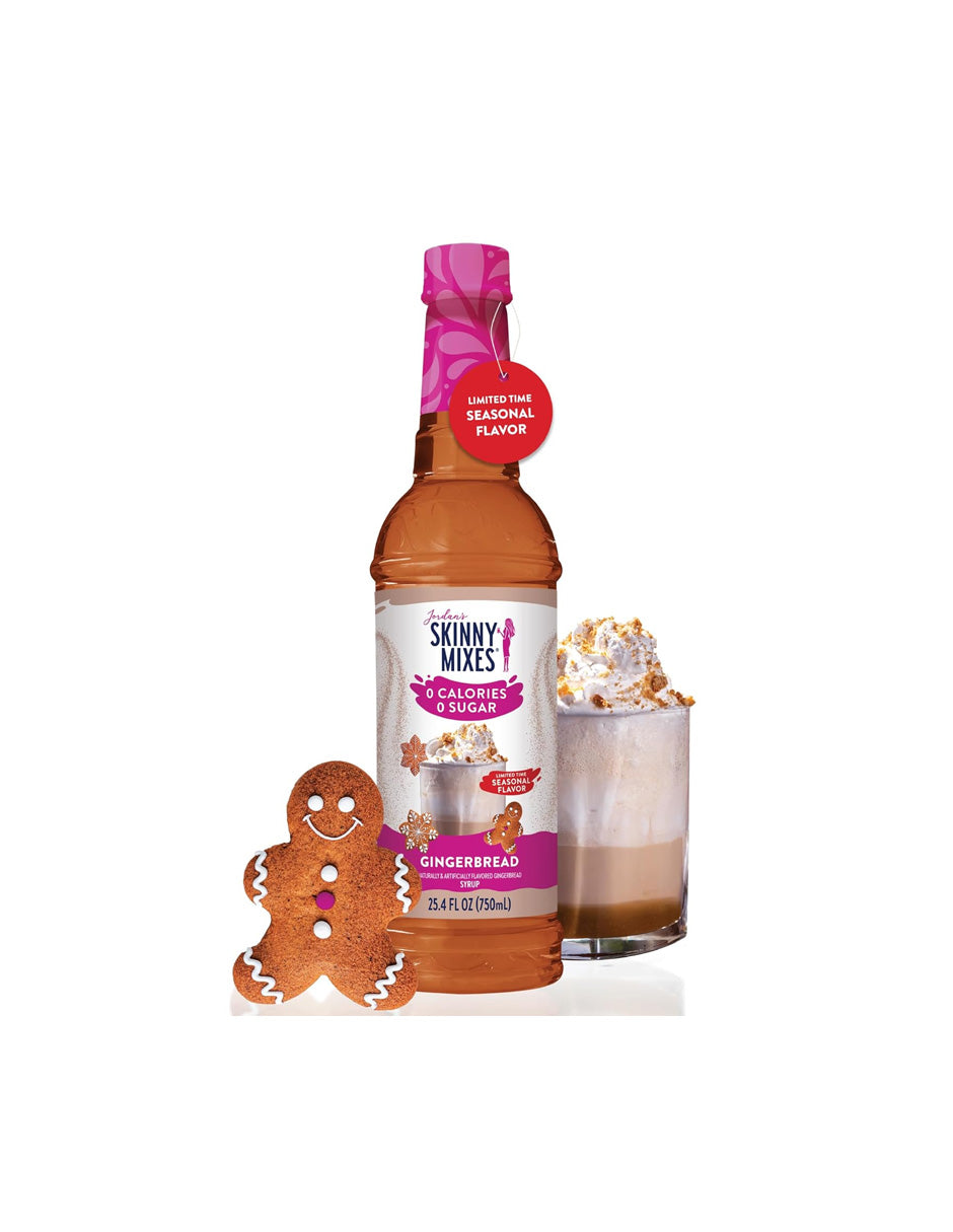 Jarabe sin azúcar sabor pan de jengibre 750ml Skinny Mixes