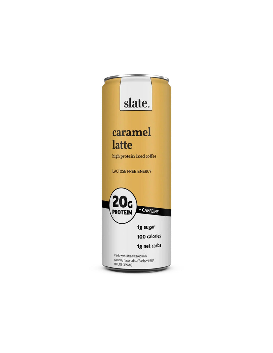 Slate Caramel Latte Café helado con alto contenido proteico 325ml