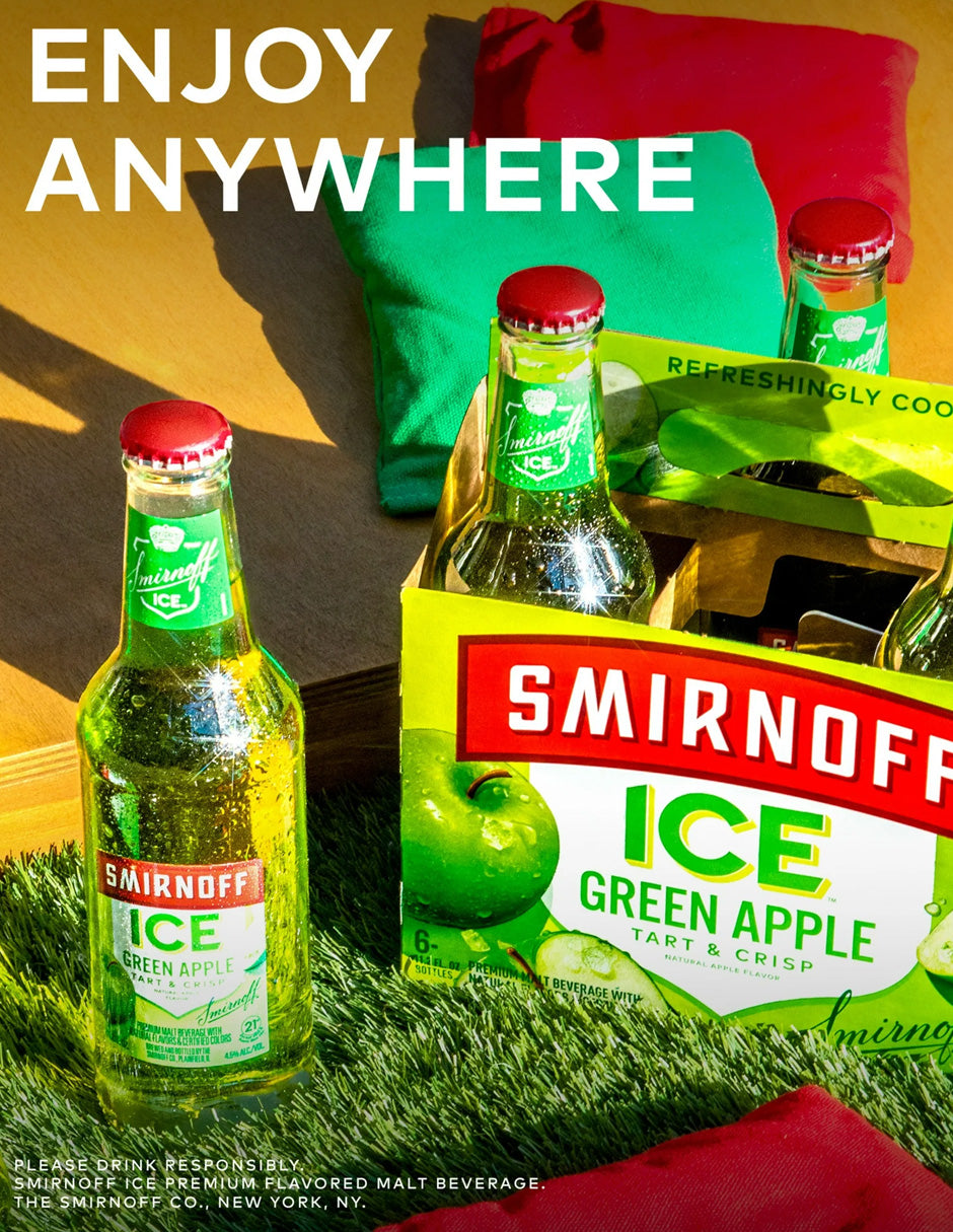 Smirnoff Ice Manzana Verde 6 Pack 315 ml 4.5% Alc