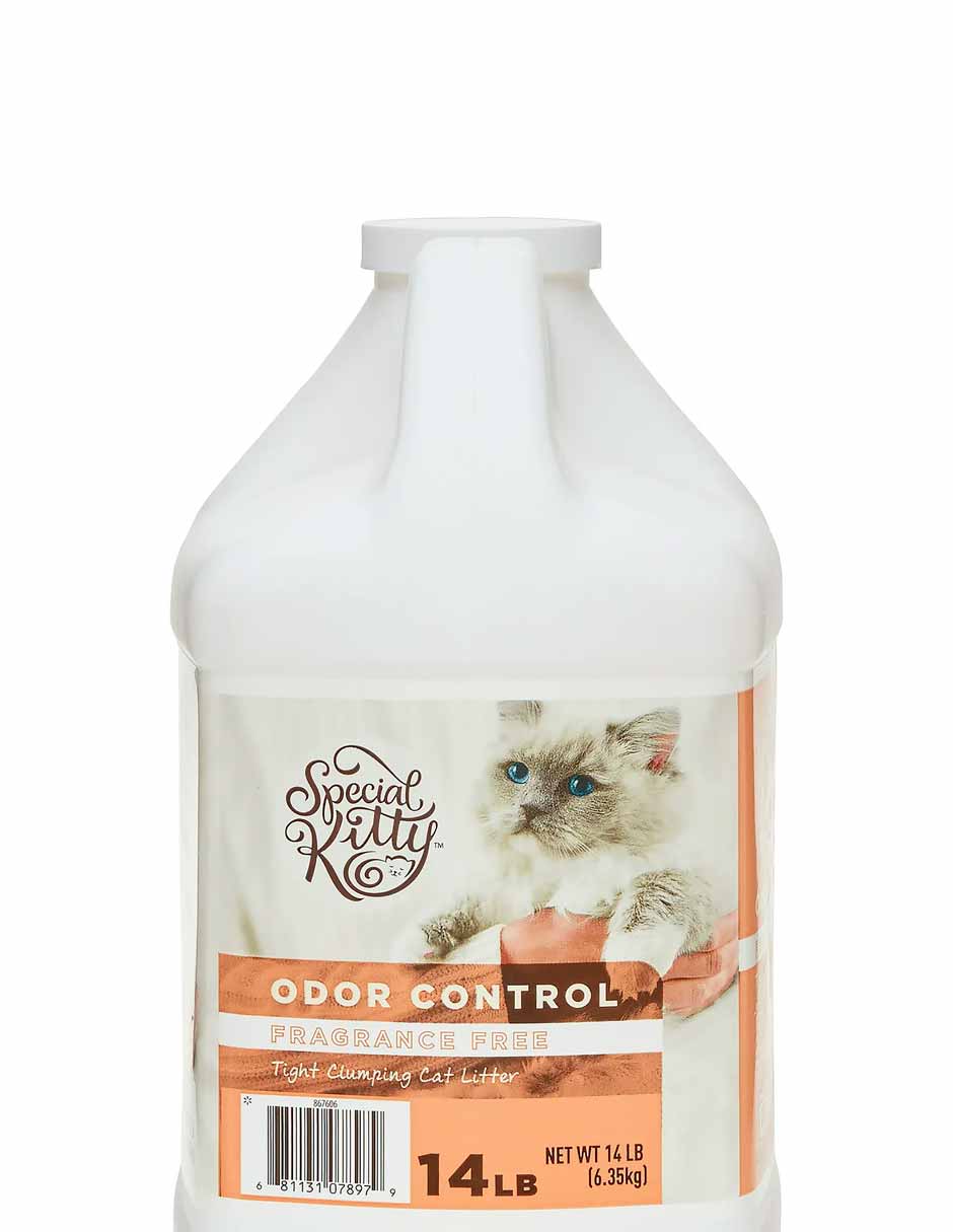 Special Kitty arena para gatos con control de olor y sin fragancia 6.35kg