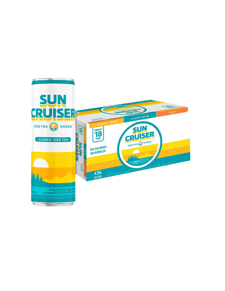 Sun Cruiser Té Helado con Vodka Pack Variado 4 Sabores 18 pack