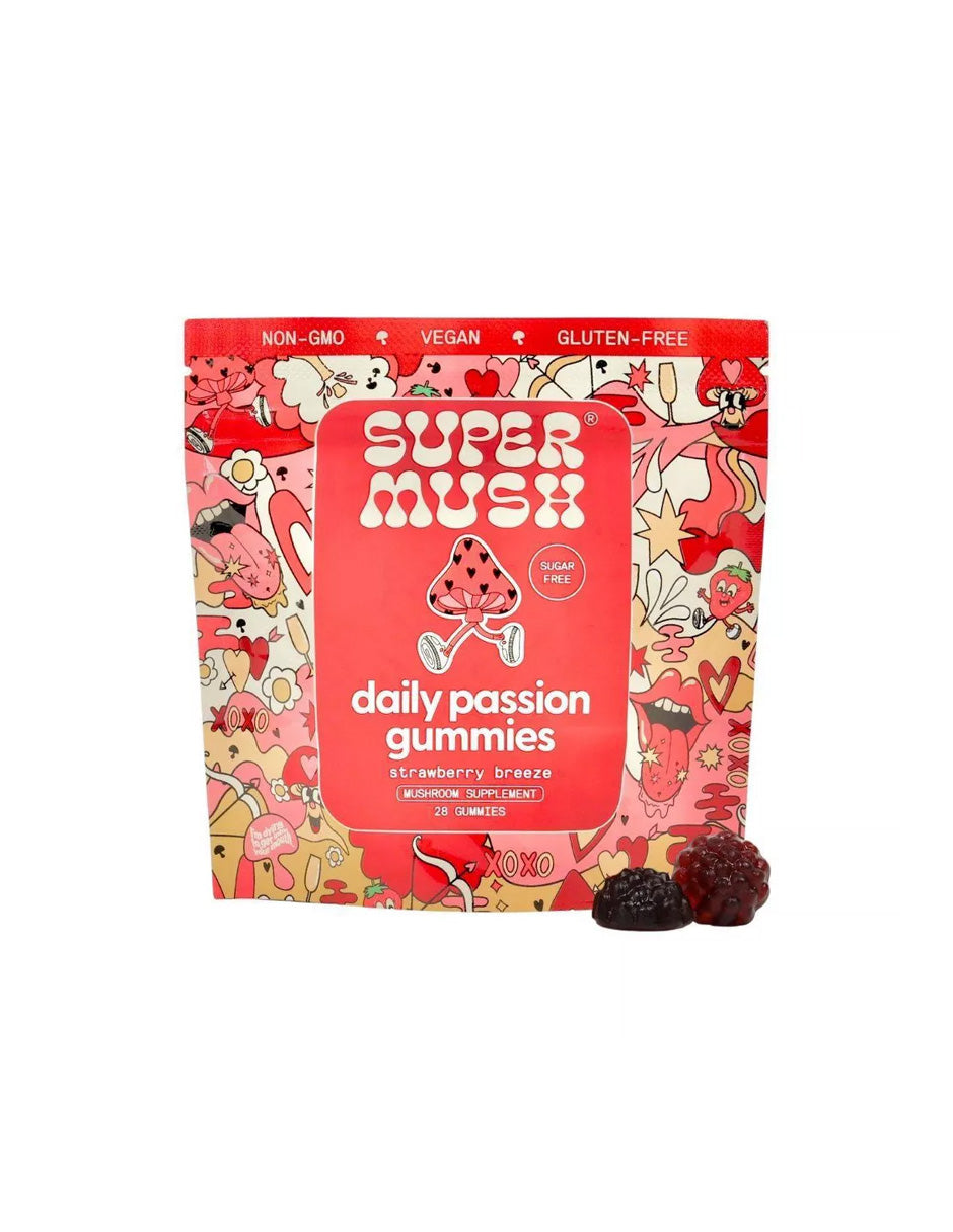 Suplemento SuperMush Daily Passion Vitalidad, Energía y Líbido 28 gomitas