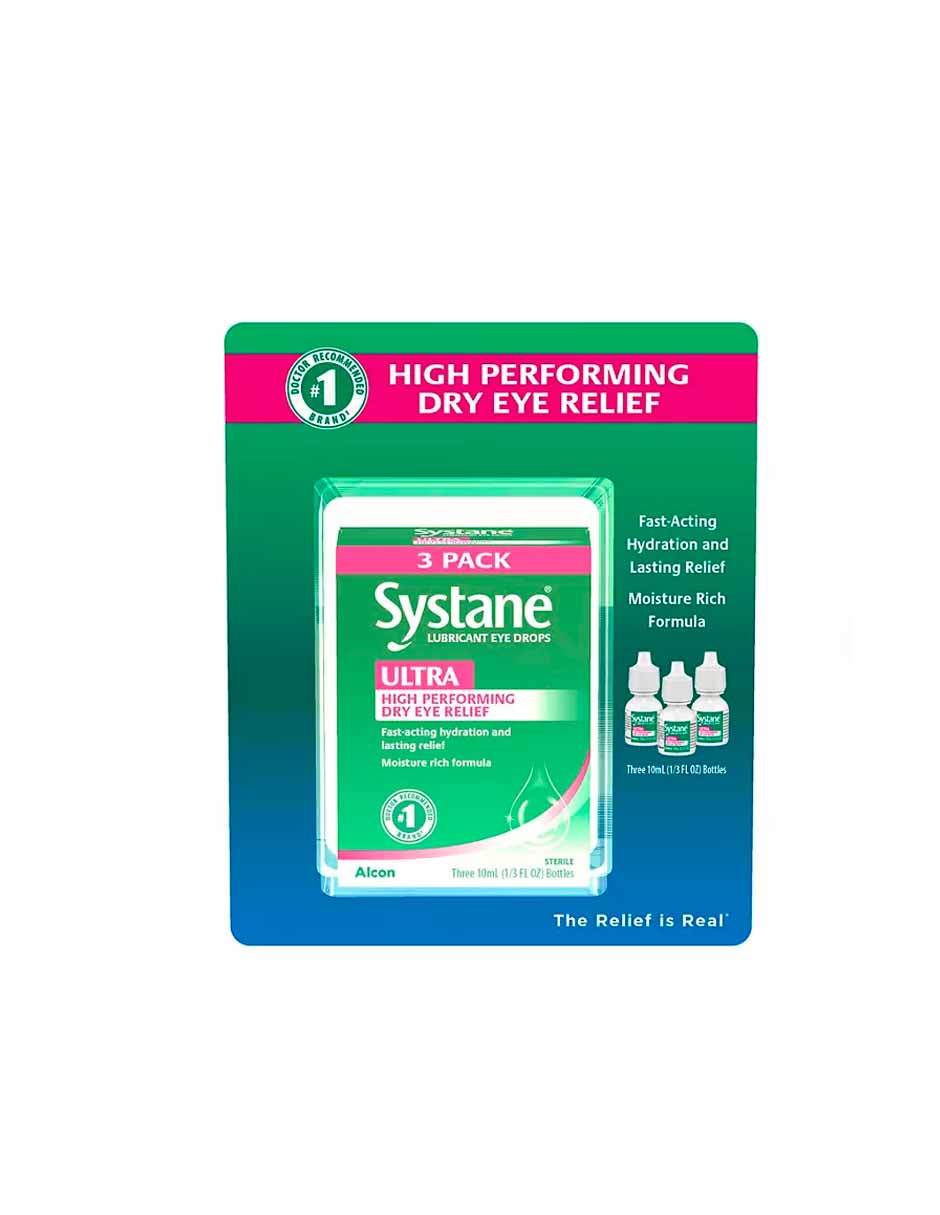 Systane Ultra 3 Pack 10ml cada bote