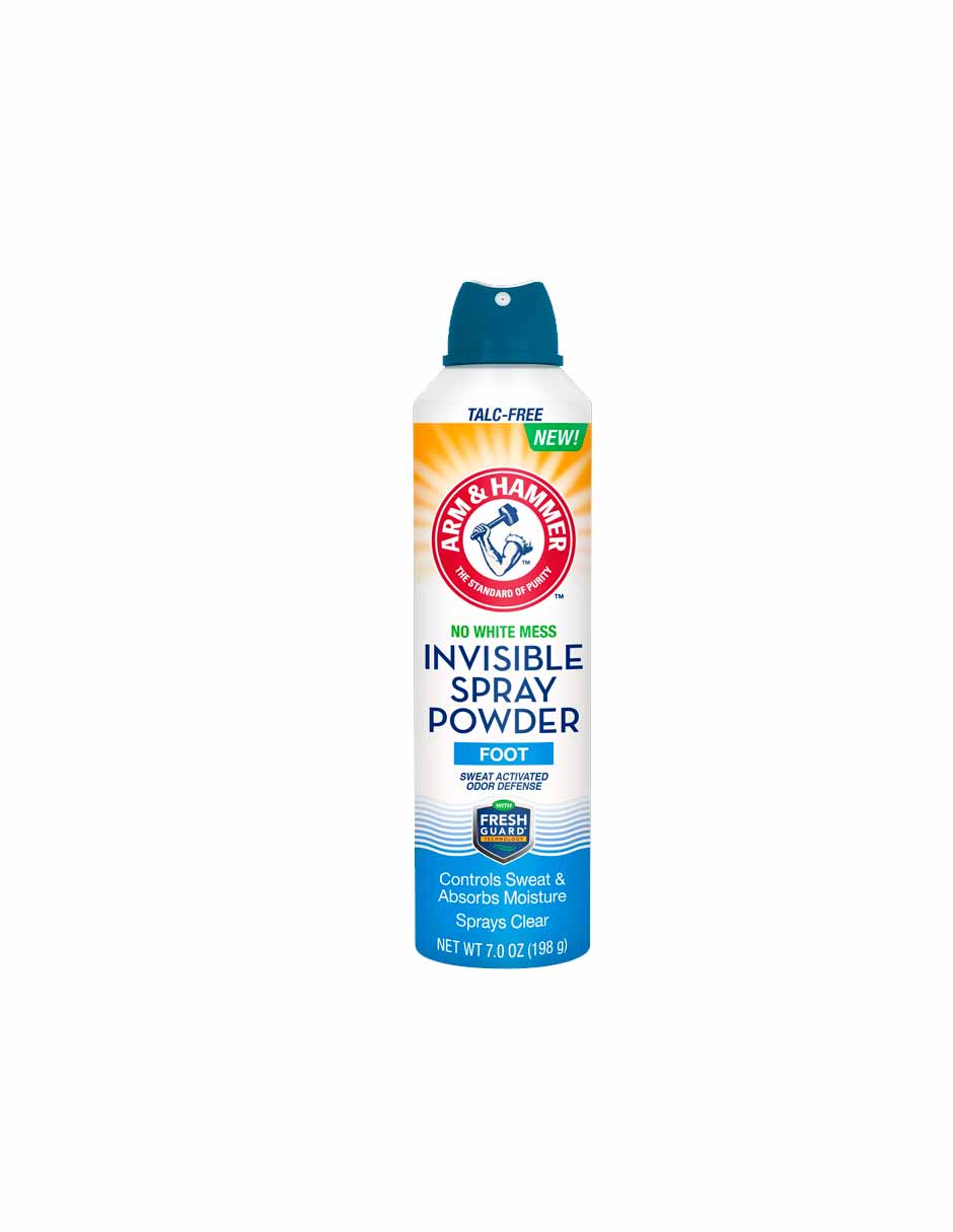Arm & Hammer Polvo invisible para pies en aerosol 198gr