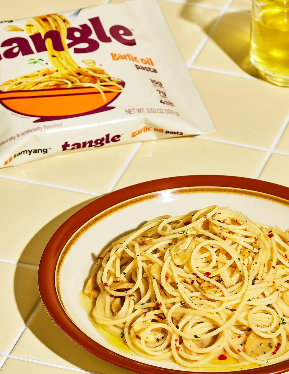 Samyang Pasta Tangle Fideos Instantáneos Paquete de 4 (variedad)
