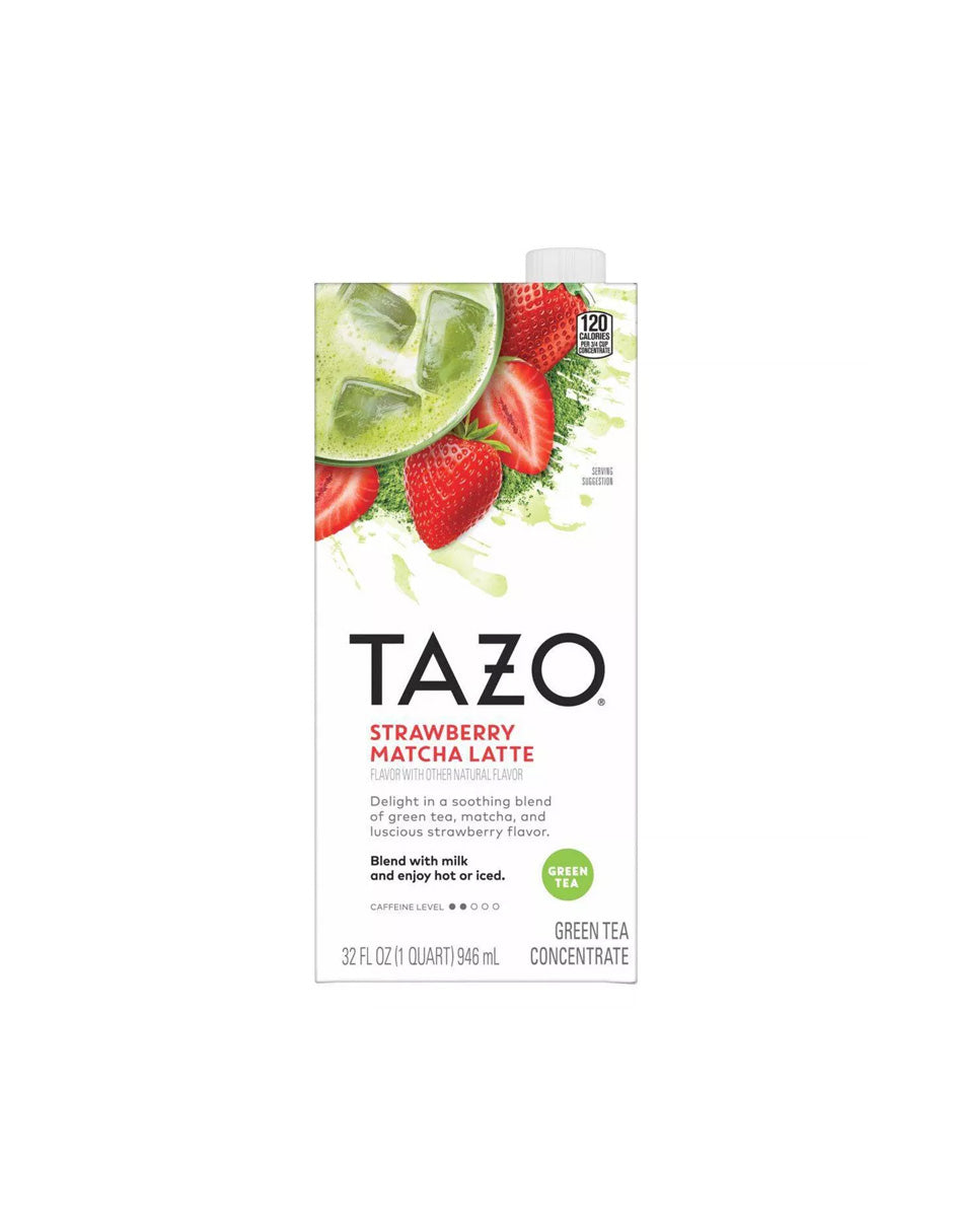 Concentrado de Té Verde Tazo Strawberry Matcha Latte 947 ml
