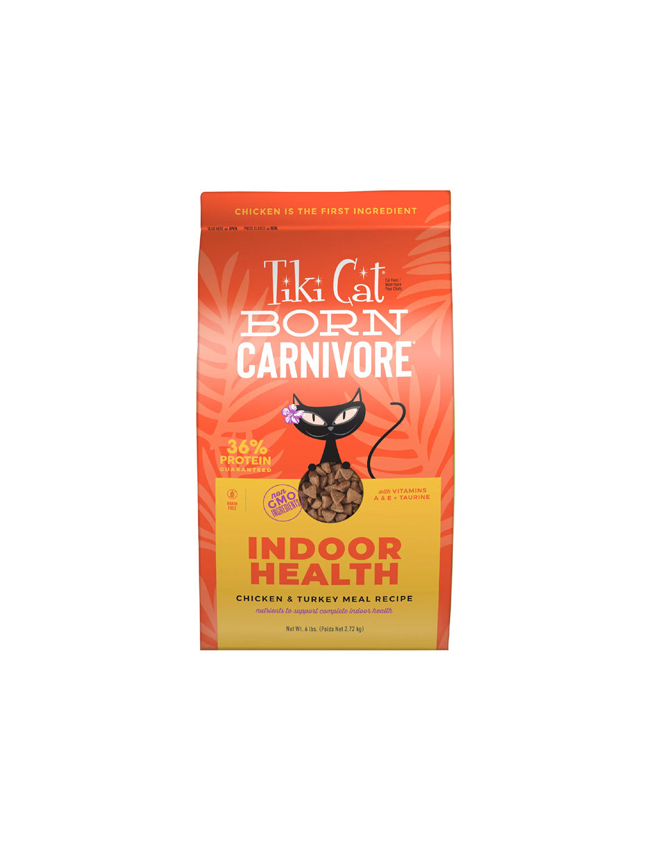 Tiki Cat® Alimento seco para gatos para interiores receta pollo y pavo (variedad)