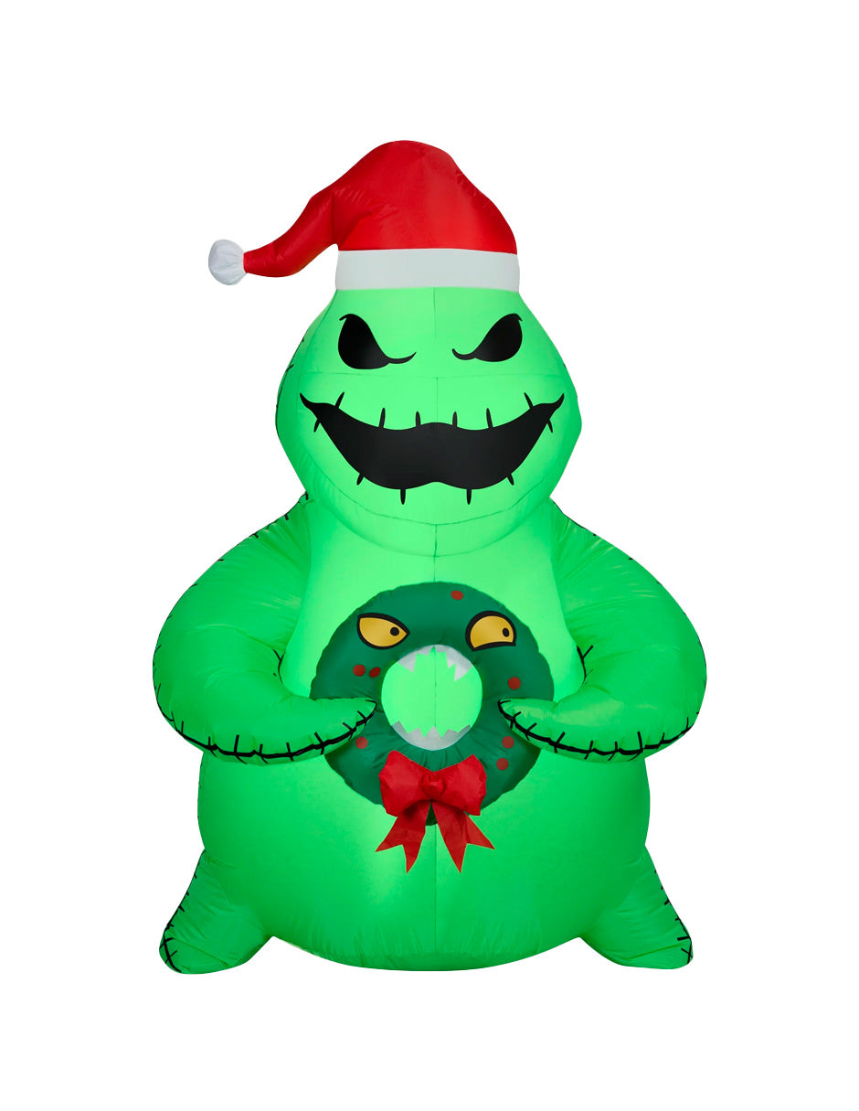 Inflable Oogie Boogie Sosteniendo Corona de Monstruo