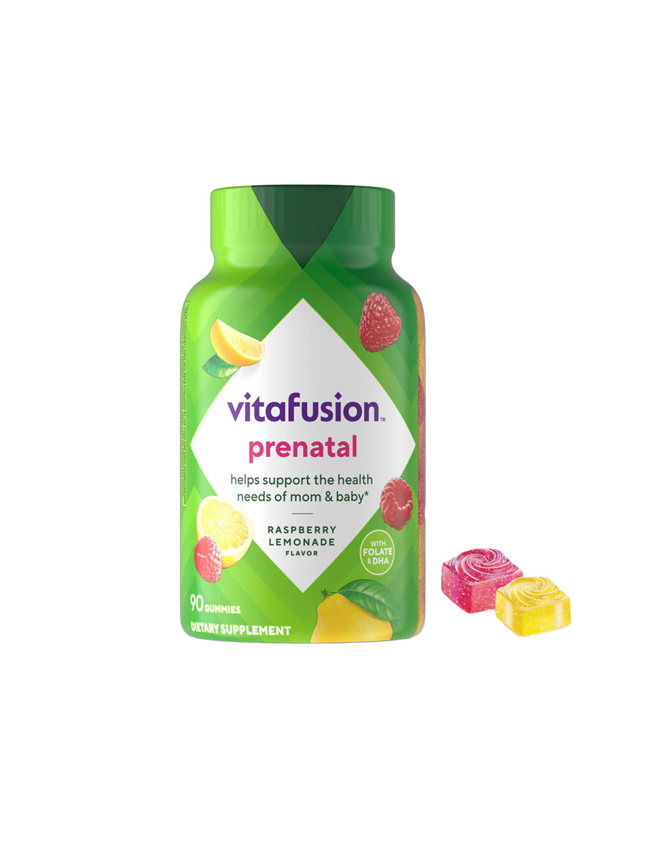 Vitafusion Prenatal Vitaminas para mujeres, 90 unidades