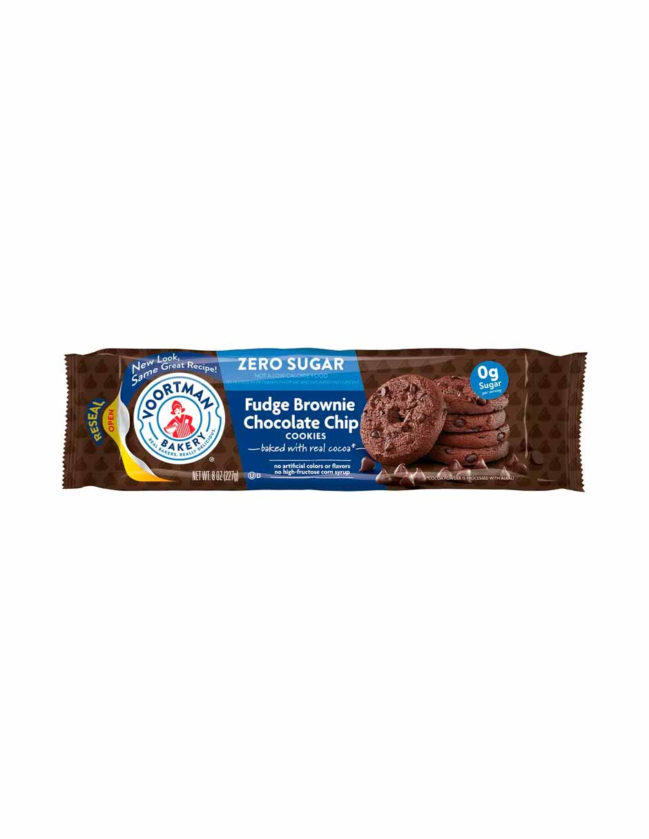 Voortman Galletas Fudge Brownie chispas de chocolate 227gr
