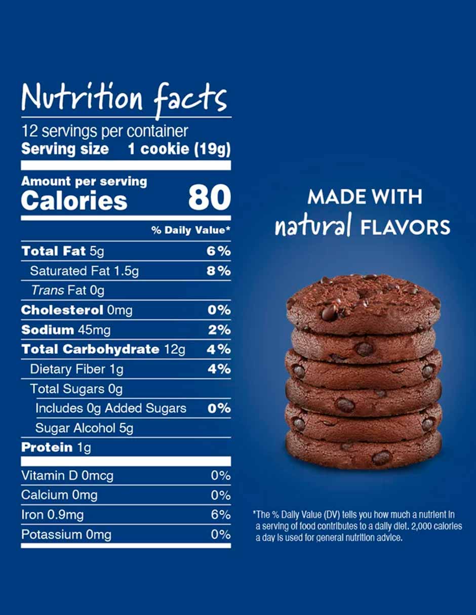 Voortman Galletas Fudge Brownie chispas de chocolate 227gr
