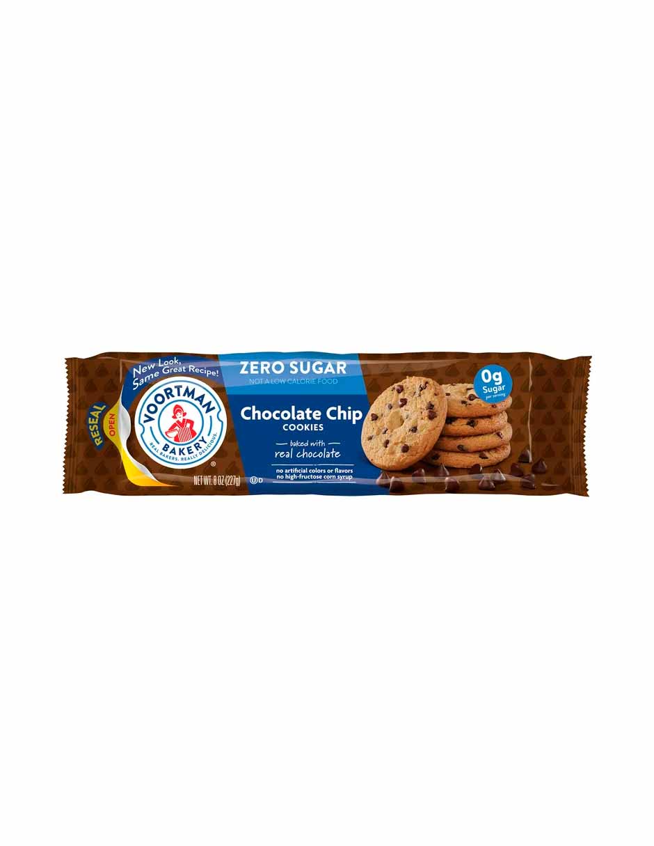 Voortman Galletas Chocolate Chip sin azúcar 227gr