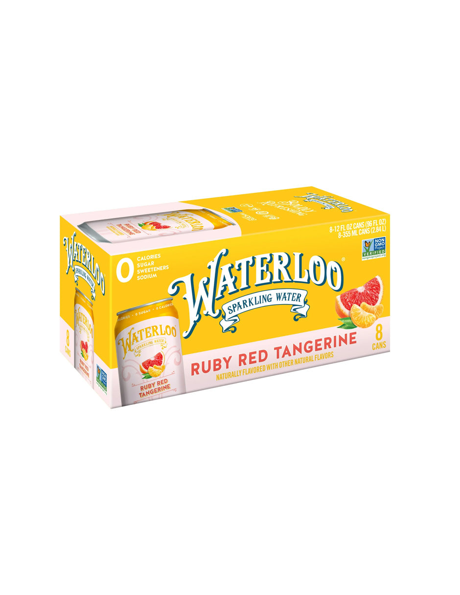 Waterloo Sparkling Water paquetes de 8 latas 355ml