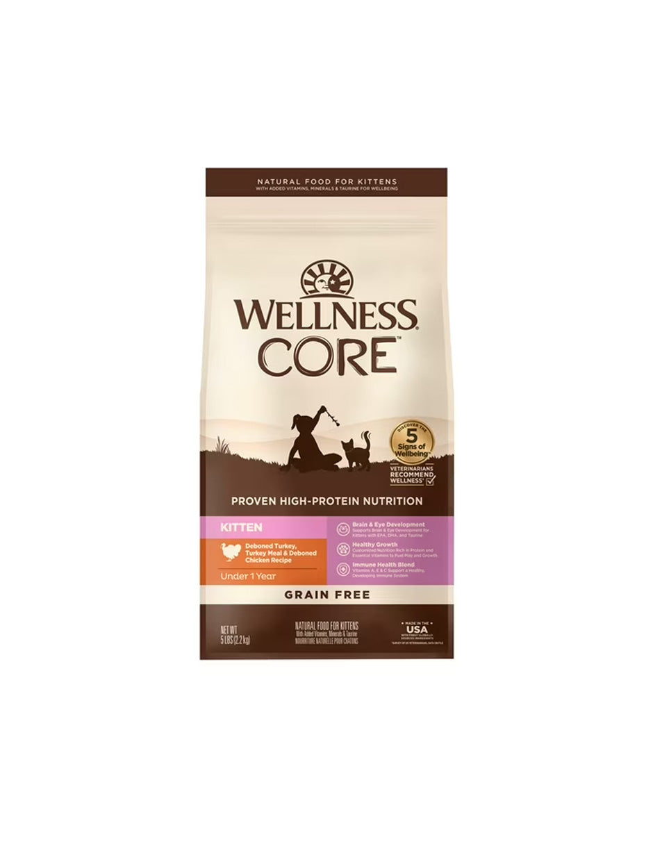 Wellness CORE Grain-Free Kitten Formula Natural Dry Cat Food 2.2kg
