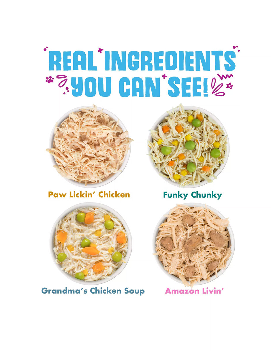 Weruva Classics Comida húmeda para gatos Meow You Doin'? receta pollo, 5.5oz, 12 unidades