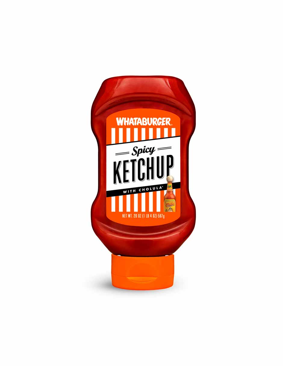Whataburger Ketchup picante con Cholula 567gr