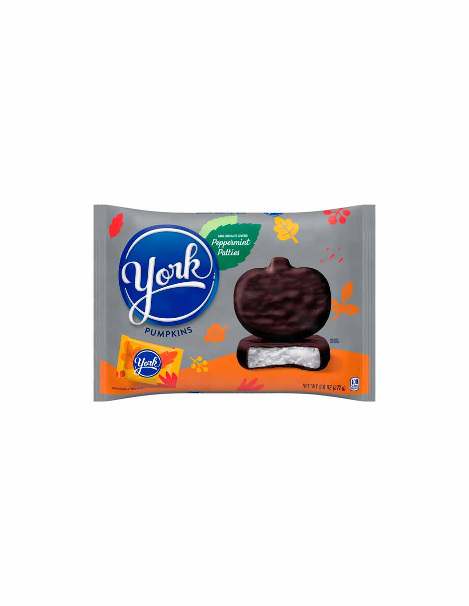 York Chocolates rellenas de menta calabazas Halloween 272gr