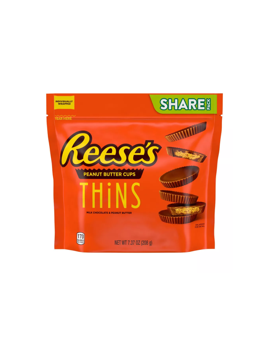 Reese's Chocolates de mantequilla de maní THINS 208gr