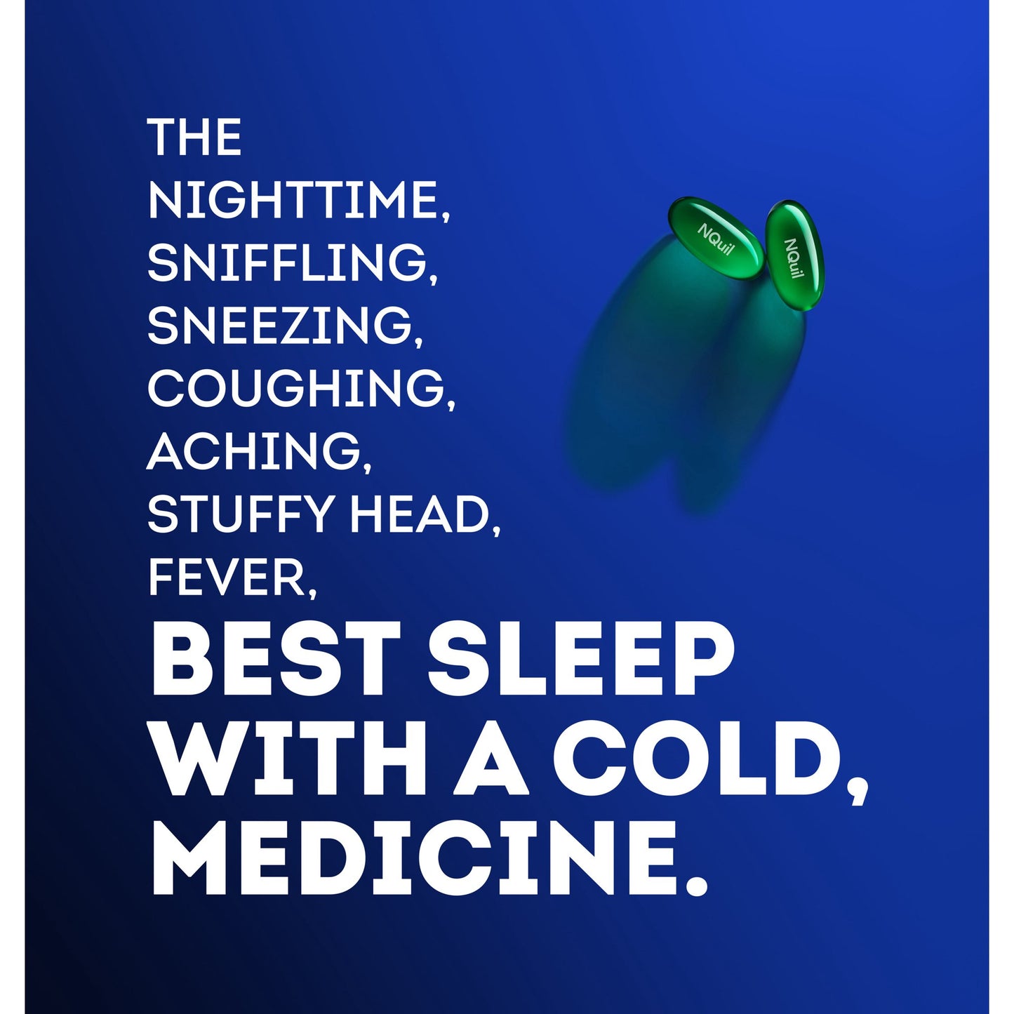Vicks NyQuil SEVERE alivio para la tos, el resfriado y la gripe, 24 LiquiCaps