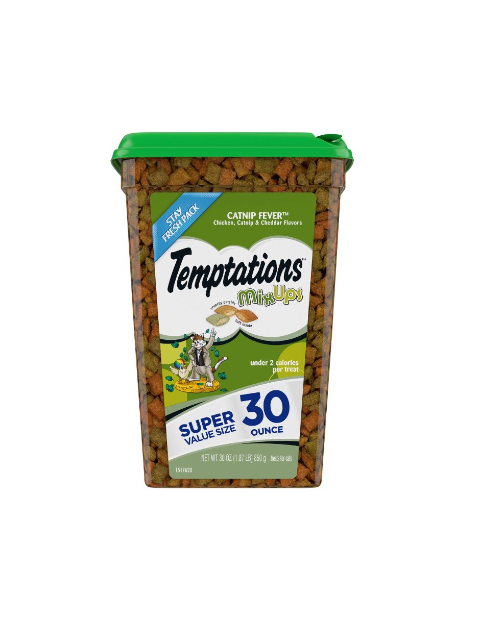 Temptations premios para gatos sabor pollo cheddar 850g