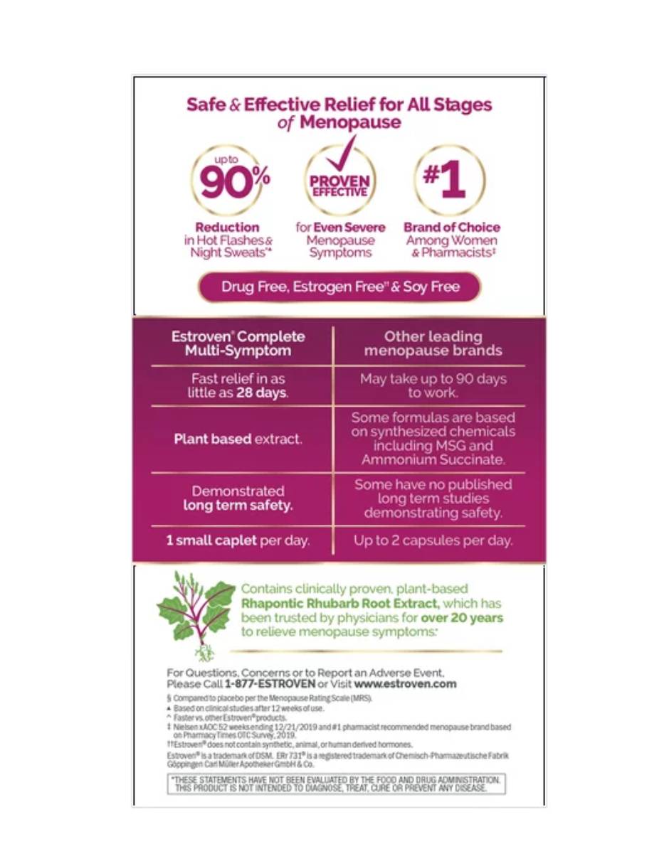 Estroven alivio completo de la menopausia, 28 unidades