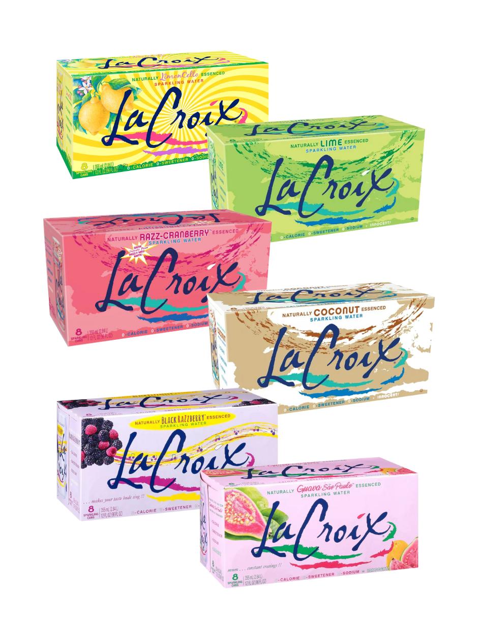 LaCroix Agua mineral con sabor, paquete de 8 (variedad)